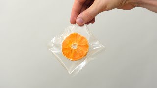 Homemade Bioplastic heatsealed packaging [upl. by Culliton]