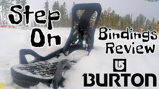 Burton Step On Snowboard Bindings Review [upl. by Pandora]