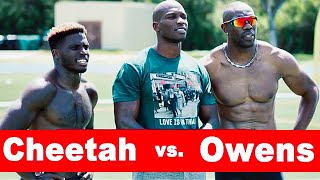 TERRELL OWENS vs TYREEK HILL RACE [upl. by Einnod856]