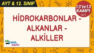 Hidrokarbonlar  Alkanlar  Alkiller 13te13Kampı AYTkimya [upl. by Namar758]