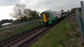 train spotting at goring by sea [upl. by Esorylime]