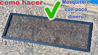 Cómo Hacer Mosquiteros Para Ventanas de Aluminio [upl. by Rockel]