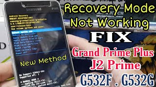 Recovery Mode Not Open FIX Samsung Grand Prime Plus J2 Prime G532F G532G New Method Working 100 [upl. by Teplitz186]