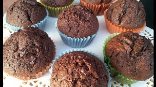 Ricetta muffin al cioccolato con scaglie di cioccolato [upl. by Calabresi807]