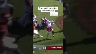 Onside Kick Executed to Perfection 🏈  2022 CFB Highlights [upl. by Leontine]