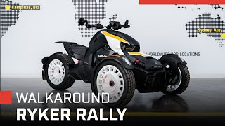 Discover the new 2022 CanAm Ryker Rally – Walkaround [upl. by Annadal]