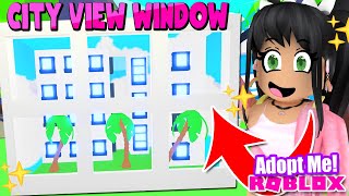 How To Build a CITY VIEW WINDOW in ADOPT ME Roblox [upl. by Truman]