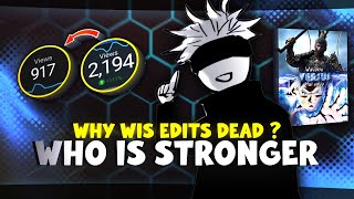 Why who is stronger edits is dead now [upl. by Ardeahp]