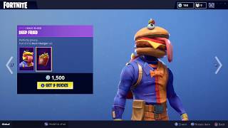 Beef Boss  Durrr Burger  Fortnite Skin Showcase [upl. by Ibur]