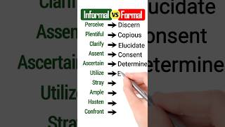 Informal vs Formal English [upl. by Plerre]