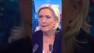 Marine Le Pen future cheffe des armées  shorts radio politique [upl. by Elyk]