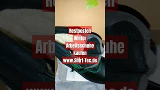 Arbeitsschuhe Winterschuhe S3 gefüttert Sichercheitsshuhe RESTPOSTEN Preis 1950€ [upl. by Nanreik]