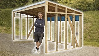 This is Almost Too Easy  I Made a Simple Shed Using Only Decking Boards [upl. by Osrock]