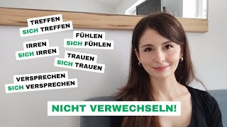 Nicht verwechseln Fühlen  sich fühlen irren  sich irren Deutsch B2C2 [upl. by Evad]