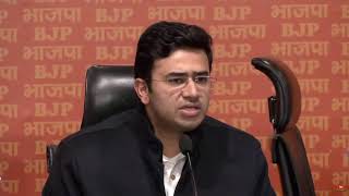 Joint Press Conference by Shri Pratap Simha Shri Tejasvi Surya Shri PC Mohan amp other MPs at BJP HQ [upl. by Eilak]