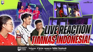 LIVE REACTION  INDONESIA VS THAILAND  SEMIFINAL AFC eASIAN CUP QATAR [upl. by Aohsoj]