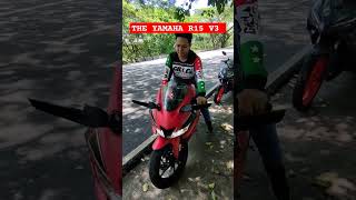 Test Drive Yamaha R15 V3 mototravph motorcycle [upl. by Enelav715]