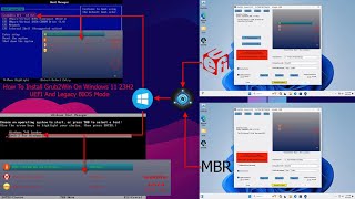 How To Install Grub2Win On Windows 11 23H2 UEFI And Legacy BIOS Mode [upl. by Ploss]