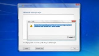 Windows 7 Hiç bir aygıt sürücüsü bulunamadı HATASI çözüm Windows 10 Format [upl. by Burnie]