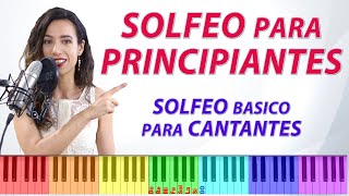 🔥Solfeo para PRINCIPIANTES 🎵 Solfeo para cantantes🎵 Solfeo cantado CLASES DE CANTO Natalia Bliss [upl. by Einhorn]