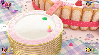 Mario Party Superstars 976 Peachs Birthday Cake Peach vs Birdo vs Mario vs Wario [upl. by Notreve]