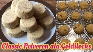 Classic Polvoron ala Goldilocks RecipeHow to make simple Polvoron Easy steps PolvoronGloria Eves [upl. by Nashbar]