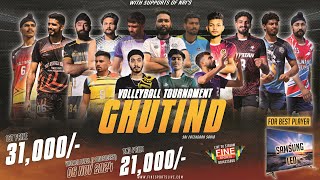 GHUTIND FATEHGARH SAHIB VILLAGE LEVEL 2 OUTSIDER VOLLEYBALL TOURNAMENT LIVE FineSportsLive [upl. by Ahsircal226]