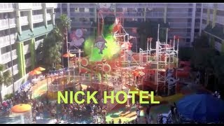 Nickelodeon hotel waterpark POV tour [upl. by Nynnahs276]