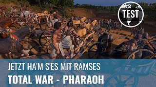 Total War  Pharaoh im Test von Rüdiger Steidle REVIEW GERMAN PC [upl. by Twedy]