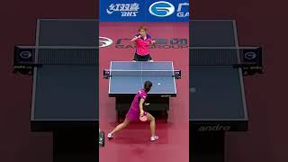 What a rally 🔥🔥🔥 tenisdemesa pingpong tabletennis [upl. by Llerryt]