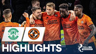 Hibernian 11 Dundee United  Late Penalty Extends Hibs Winless Run  William Hill Premiership [upl. by Rhea]