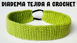 🌈Diadema Tejida a crochet PASO A PASO crochet headband  VINCHA  TURBANTE❤ [upl. by Arrat814]