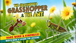 The Grasshopper amp The Ant  Moral Stories for Kids kidsvideo childrensstory [upl. by Thgirw]