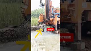 🔥 High pressure drilling 5quot inch water atlas copco 330 high pressure compressor and engine viral [upl. by Camp]