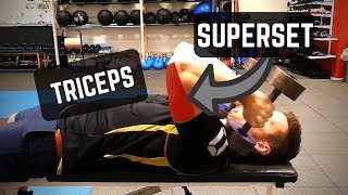 Gör detta för att träna triceps SUPERSET [upl. by Hayidan610]