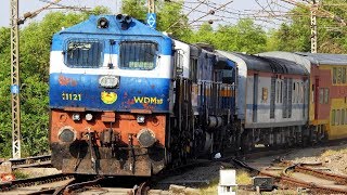 Indian Railways Only AERODYNAMIC ALCO  DEAD GAURAV with 11086 Double Decker Express [upl. by Zela]