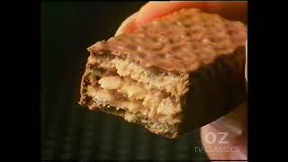 Arnotts Chocolate Peanut Wafer  Australian Ad  1987 [upl. by Venable]