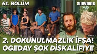 SURVIVOR ALL STAR 2024 OGEDAY DİSKALİFİYE OLDU ŞOK 2 DOKUNULMAZLIK İFŞA 61 BÖLÜM CANLI İZLE TV 8 [upl. by Schatz]