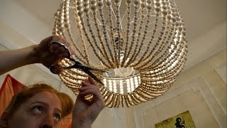 Beckys DIY Beaded Chandelier  Becky Stern [upl. by Anaela]