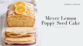 Lemon Poppy Seed Cake Recipe [upl. by Waylon]