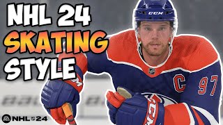 NHL 24 BEST Skating Style  World of Chel [upl. by Llyrehc995]