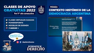 DerechoUNNE  Ingreso 2022 Módulo de Historia Clase 1 [upl. by Mariele229]