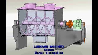 Video of Horizontal Ribbon MixerBlender Machine [upl. by Philipa]