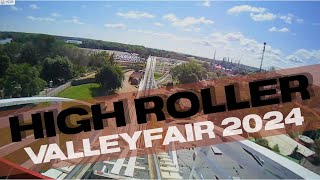 High Roller à Valleyfair  POV 2024 [upl. by Yereffej195]