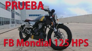 FB Mondial HPS 125 prueba dinámica 2 parte [upl. by Yelrihs]