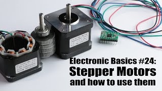 Electronic Basics 24 Stepper Motors and how to use them [upl. by Rosalinda]