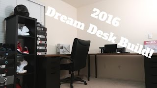 My quotIKEA HACKquot Desk Setup 2016 [upl. by Nogas713]