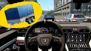 City Car Driving  Lamborghini Urus  Fast Driving wtrailer [upl. by Ranee864]