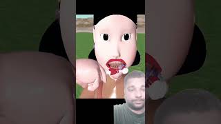 Scary Teacher vs squid Game 3D teeth cleaning challenge scaryteacher scaryteacherfamily prankkids [upl. by Carilyn]