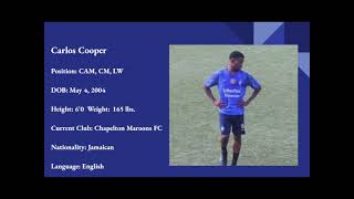 Carlos ‘Pèrez’ Cooper  The ‘Mezzala’ Full Highlight Reel [upl. by Georgena]